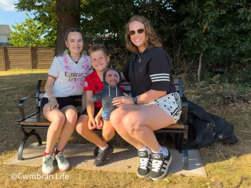 Bench unveiled at Croesyceiliog Cricket Club in memory of Tom Curran