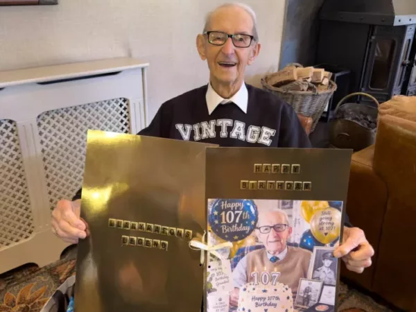 VIDEO: Happy 107th birthday to Wales’ oldest man Owen Filer